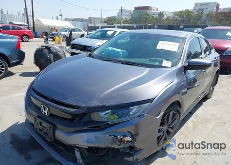2020 Honda Civic Ex z USA, uszkodzony, nr VIN 19XFC1F37LE211930